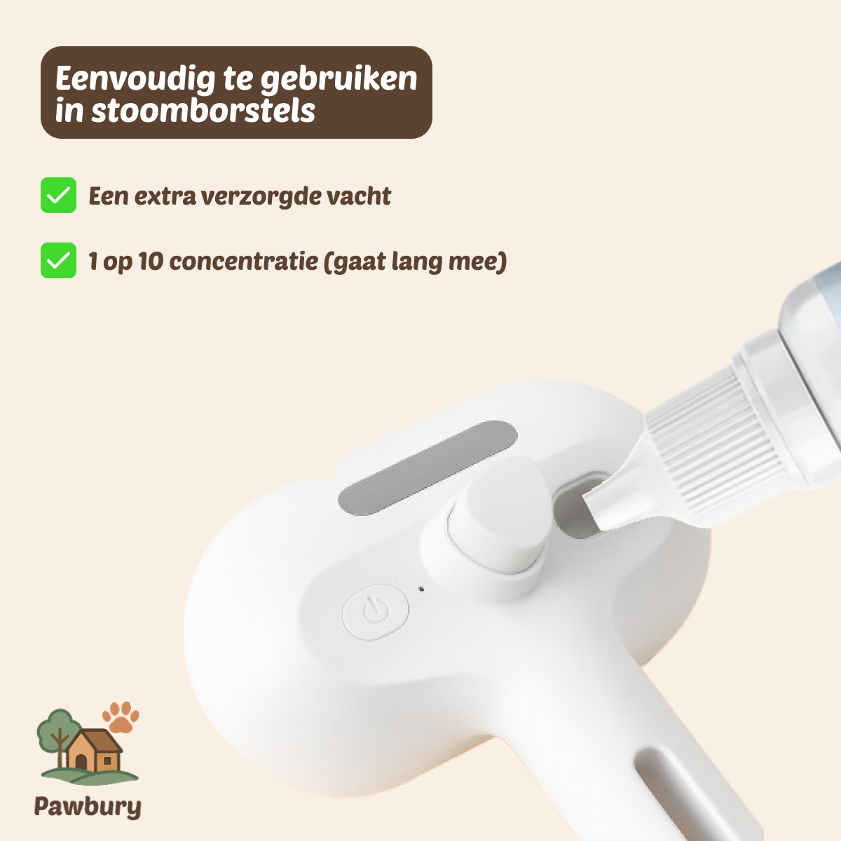 Vachtverzorgings Shampoo Druppels - Ideaal voor in een stoomborstel