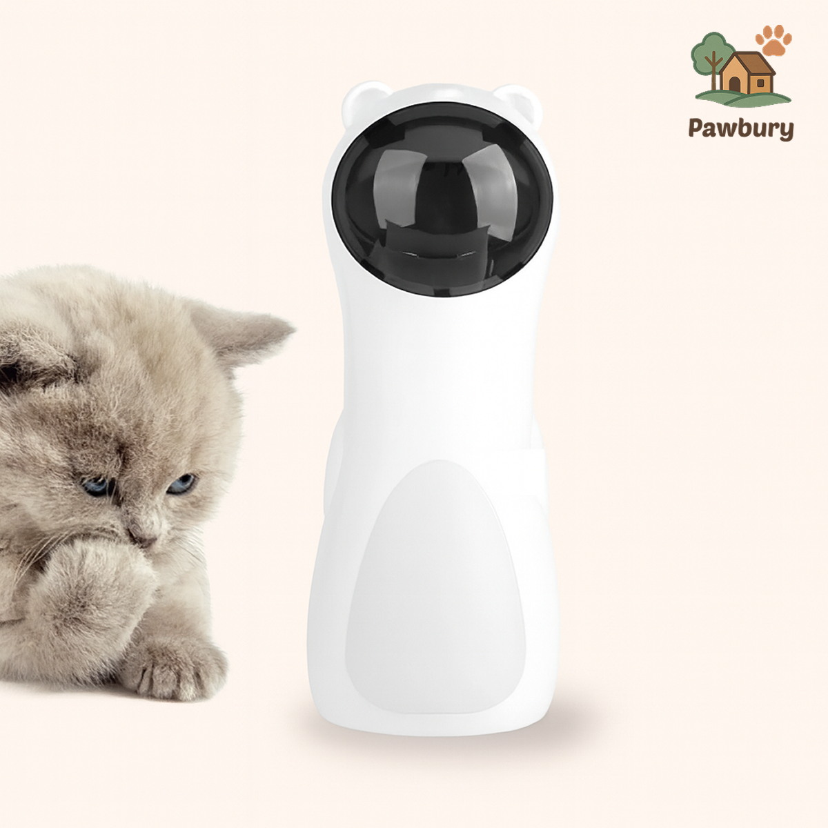 Pawbury's Cat Laser Toy - Makkelijk en gaaf vermaak voor uw kat