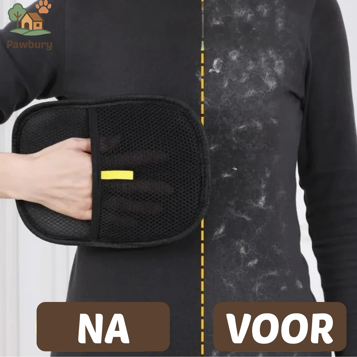 Pawbury's Hair-Removing Glove - Verwijdert haren in één veeg